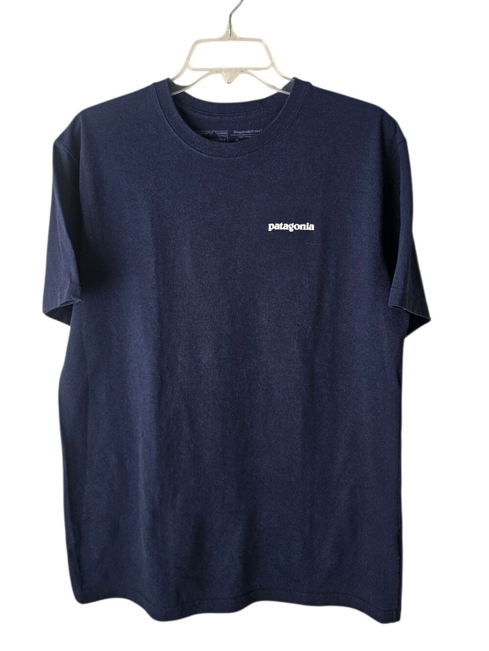 Patagonia Men's Navy Short-Sleeve Logo T-Shirt